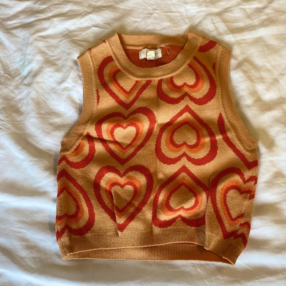 LA Hearts Sweater Vest Top